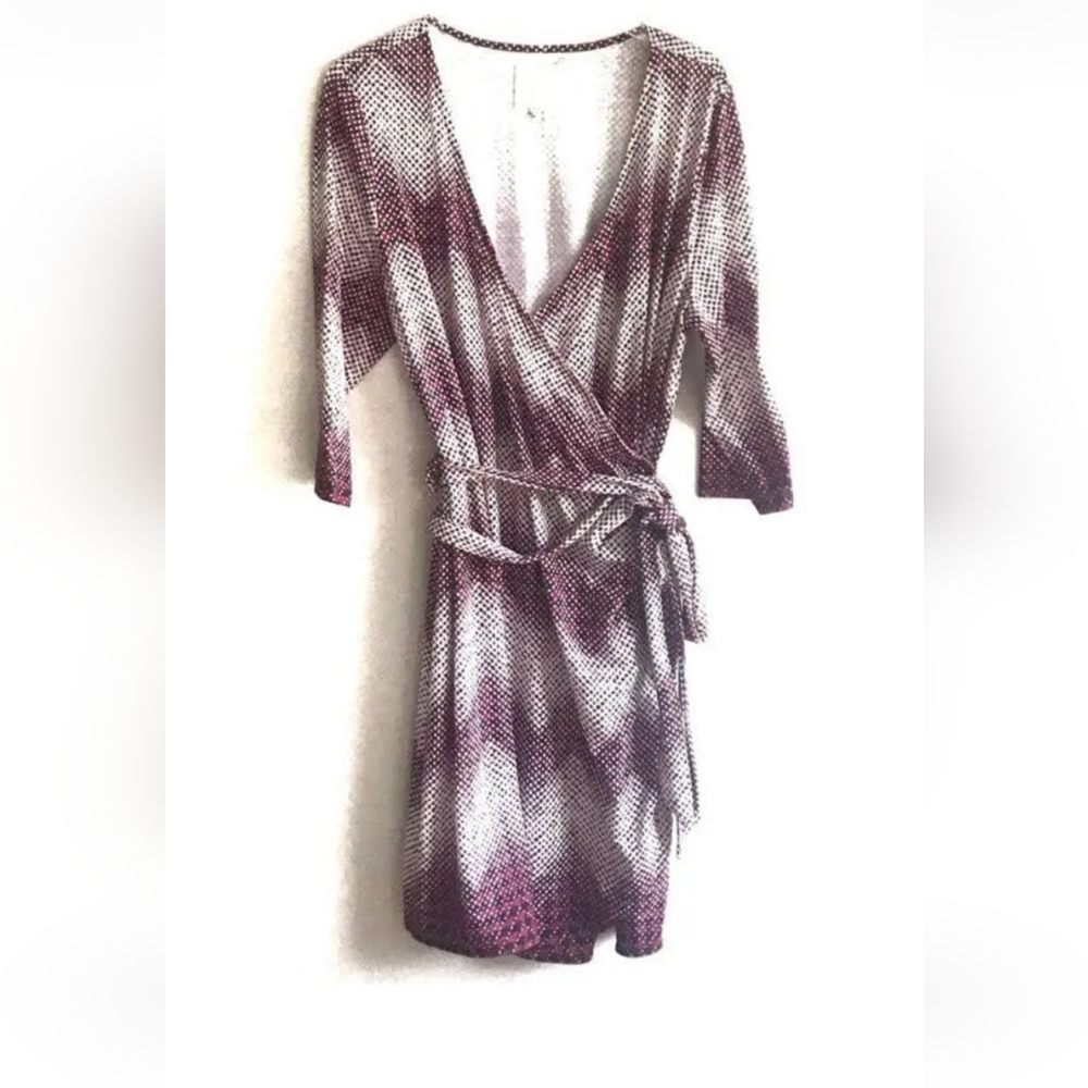 ModCloth Red, White, Blue Wrap Dress